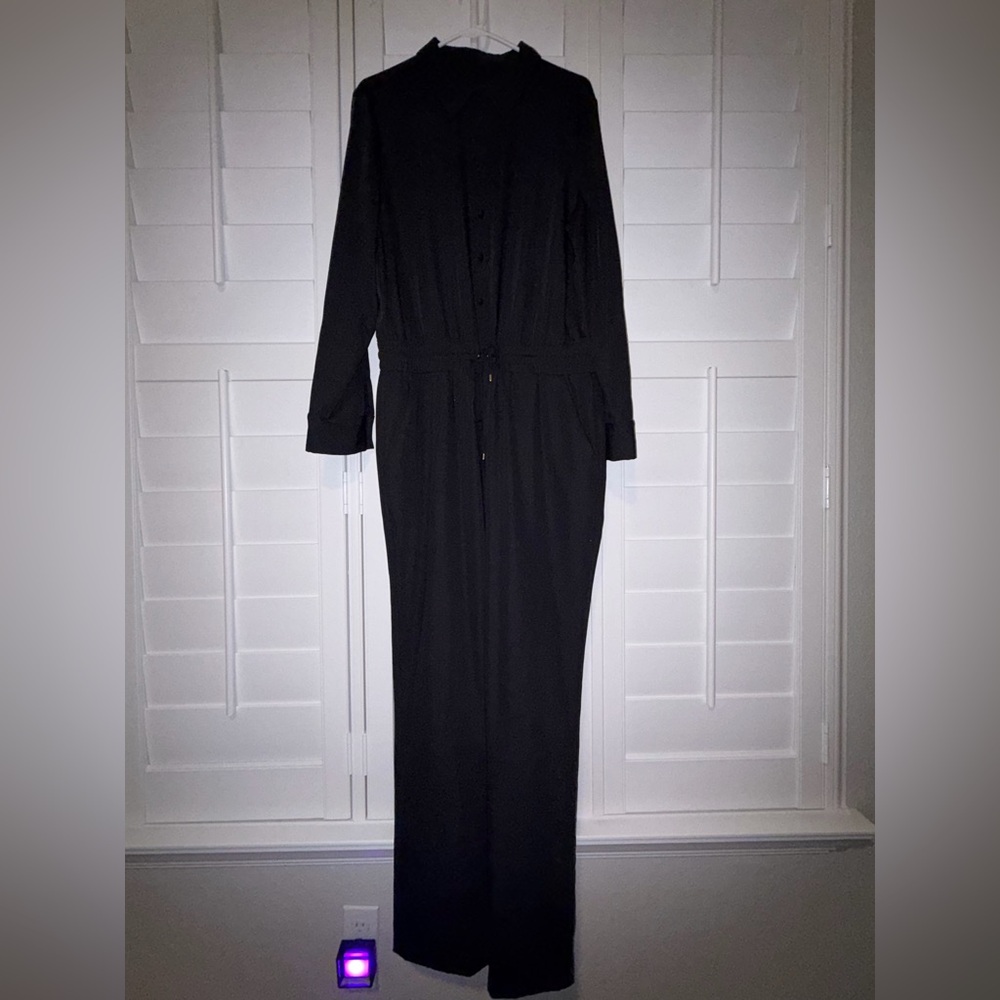 Alex Marie Black Jumpsuit Size 14